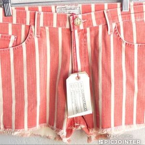 NWT | Current Elliott Highrise Boyfriend Shorts